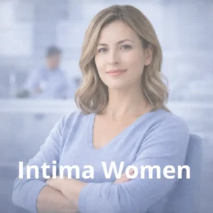 Kobieta podczas konsultacji medycznej w klinice IntimaMed we Wrocławiu – zdrowie intymne kobiet