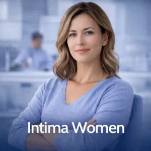 Kobieta podczas konsultacji medycznej w klinice IntimaMed we Wrocławiu – zdrowie intymne kobiet